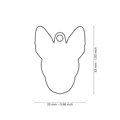 MY FAMILY TAG WHITE BULL TERRIER