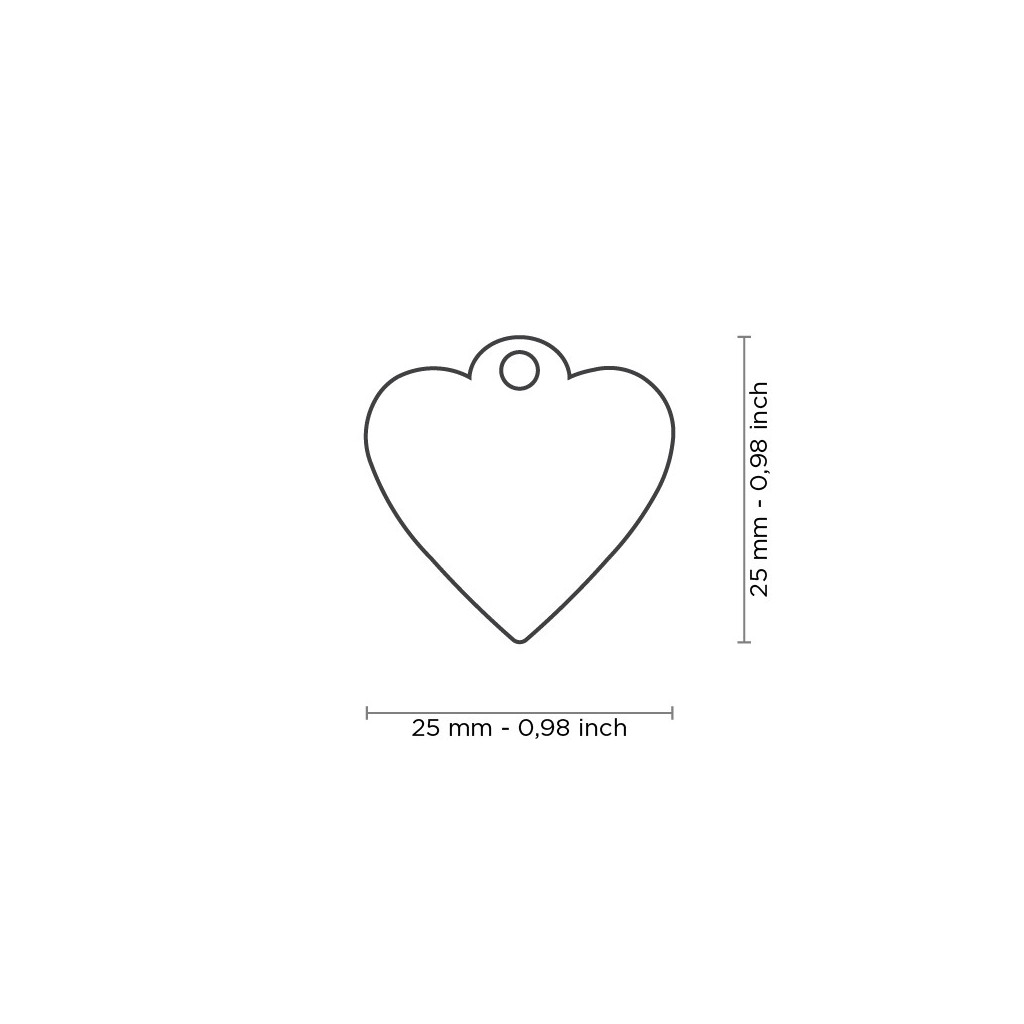 MY FAMILY TAG SMALL HEART