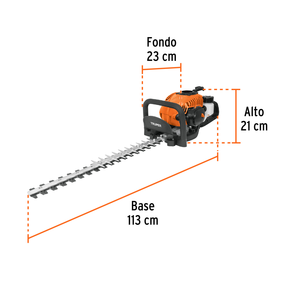 CORTA CETOS CON MOTOR A GASOLINA 26 CC