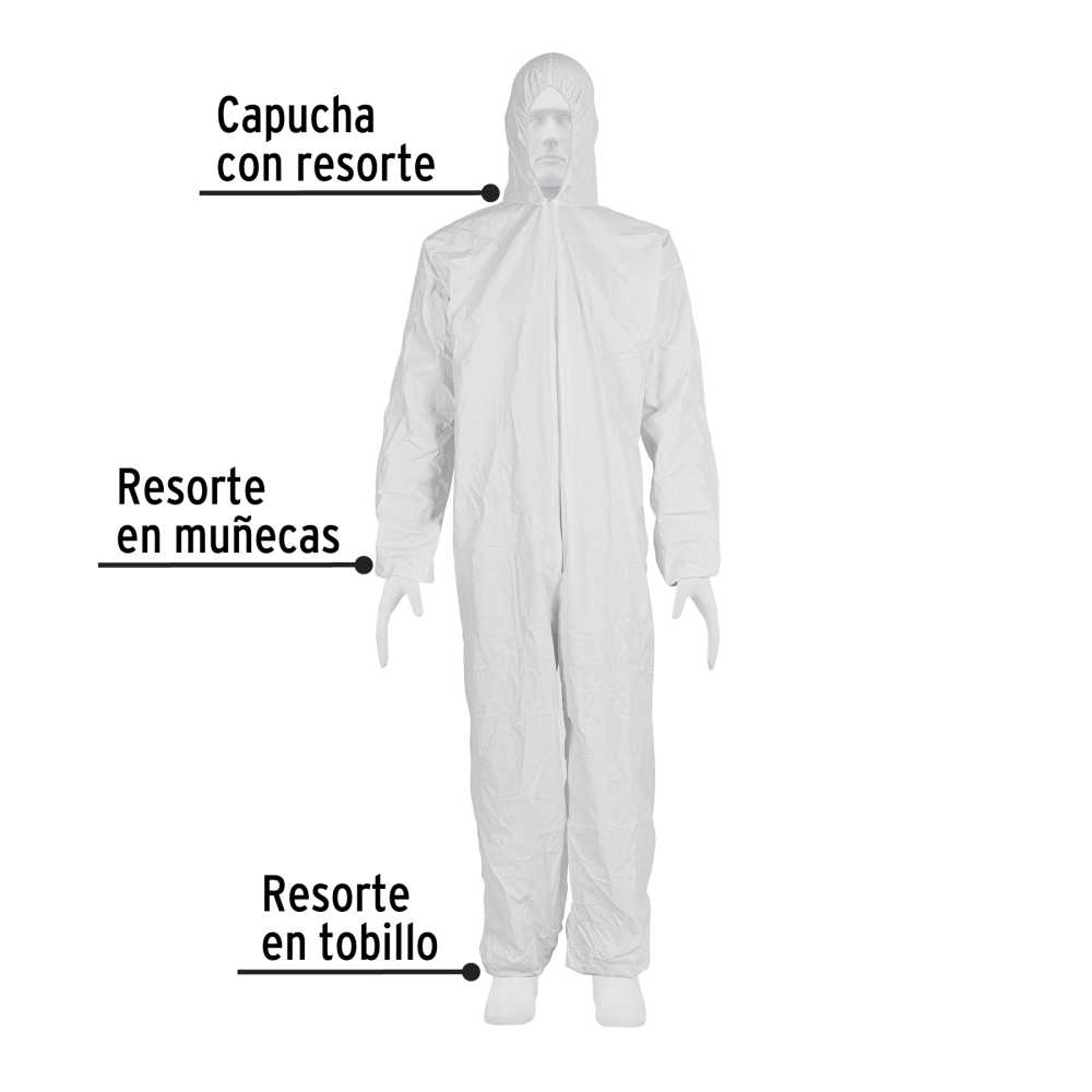OVEROL PARA FUMIGACION PRETUL DESECHABLE
