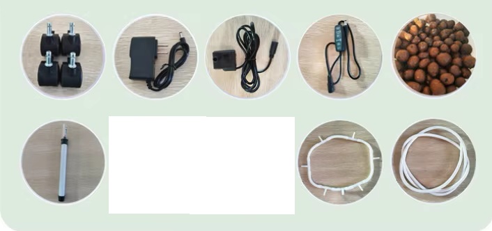 KIT HIDROPONICO COMPLETO VERTICAL 8 NIVELES DELGADO