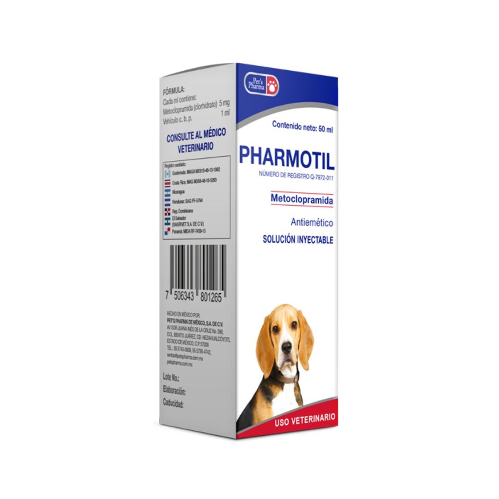 PHARMOTIL METOCLOPRAMIDA -INYECTABLE 50 ML
