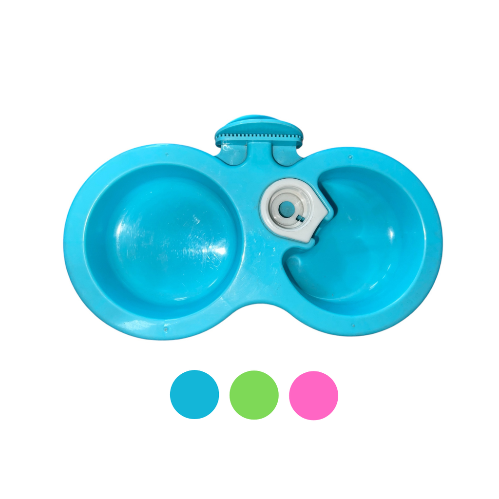 COMEDERO Y BEBEDERO PLATO PARA JAULA 