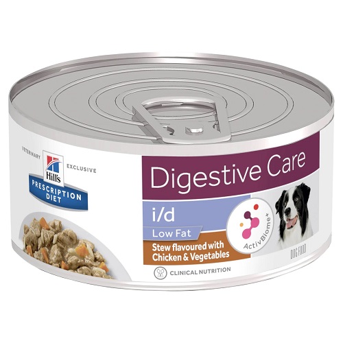 ALIMENTO HUMEDO MEDICADO PARA PERRO SCIENCE DIET I/D LOW FAT ARROZ, POLLO AND VEGETALES 5.5 ONZ