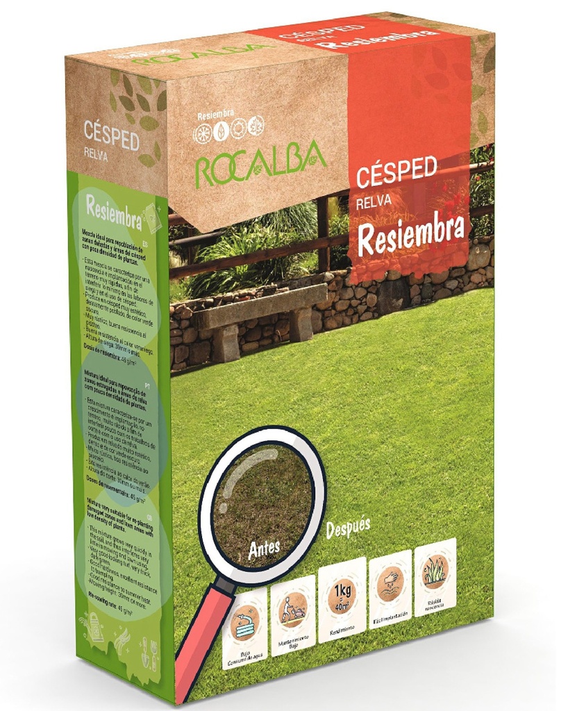 SEMILLA DE GRAMA ROCALBA RESIEMBRA 1KG