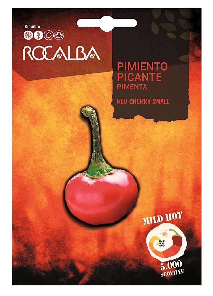 SEMILLA PIMIENTO PICANTE RED CHERRY SMALL ROCALBA 0.5 GRS