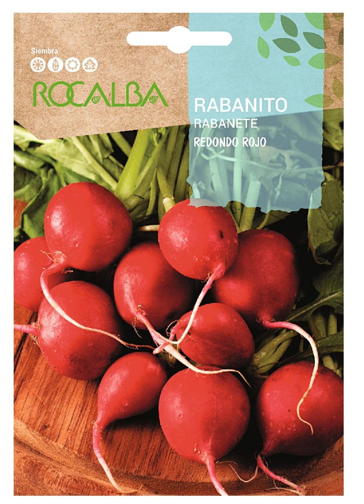 SEMILLA RABANITO REDONDO ROJO ROCALBA 10 GR