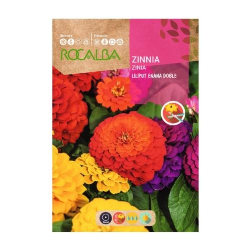 SEMILLA ZINIA ENANA DOBLE ROCALBA 6 GR