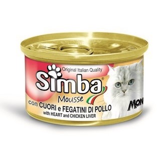 SIMBA COMIDA HUMEDA PARA GATO MOUSSE HIGADO DE POLLO 85g