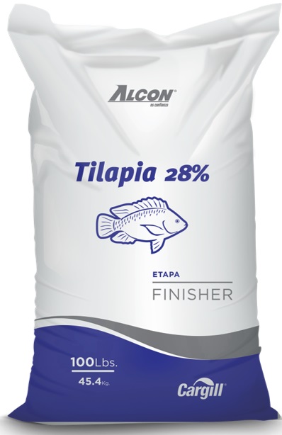 TILAPIA ALCON FINALIZACION ALCON 28% 100 LBS.