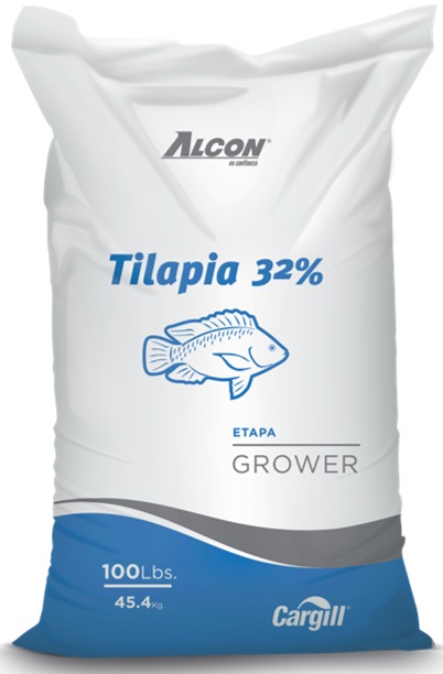 TILAPIA ALCON CRECIMIENTO ALCON 32% 100 LBS