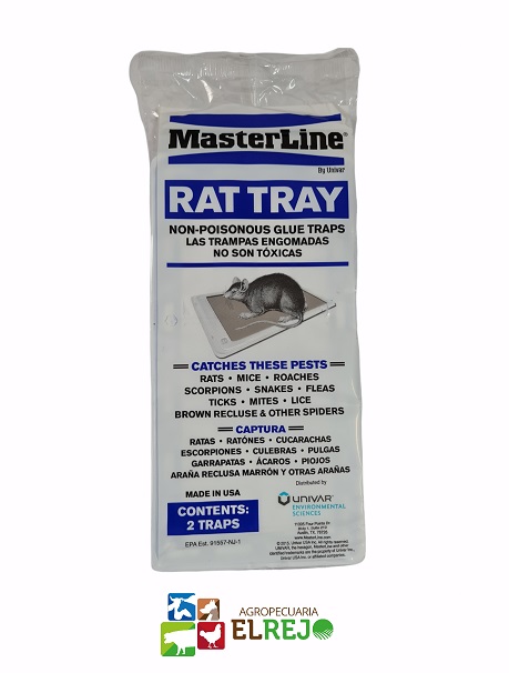 TRAMPA PARA RATA DE PEGAMENTO MASTER LINE 2 BANDEJAS 10" x 5"