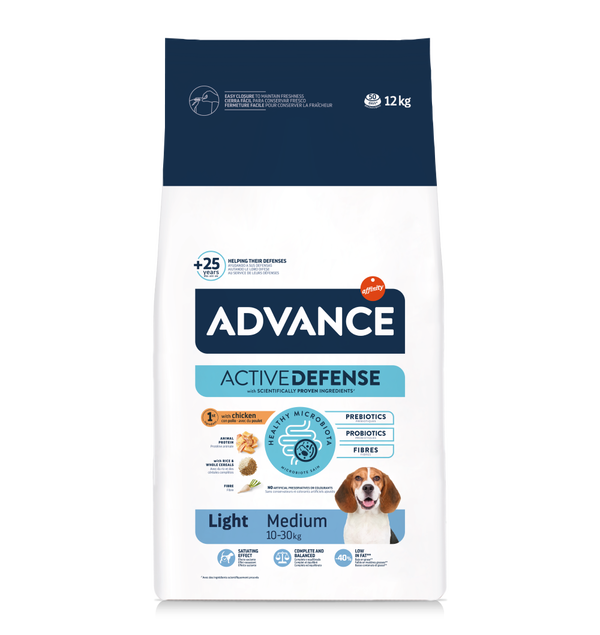 CONCENTRADO PARA PERRO ADVANCE ADULTO LIGHT MEDIUM