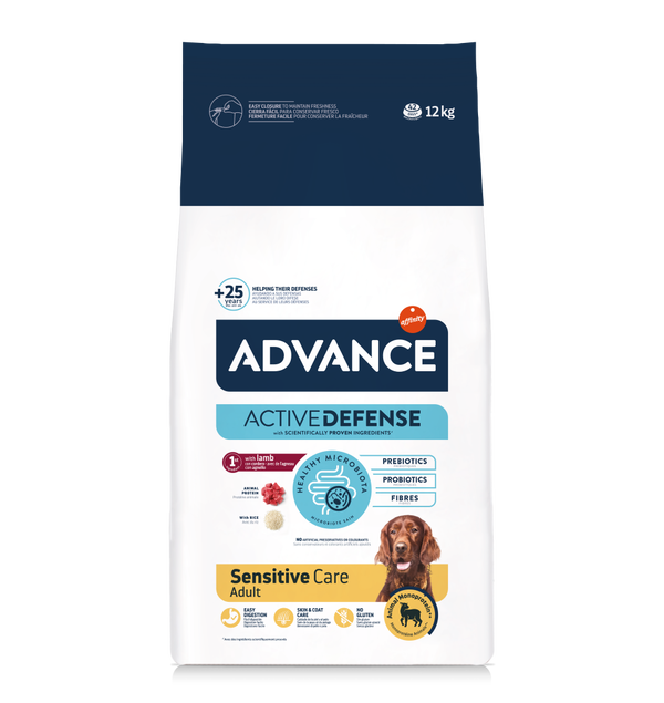CONCENTRADO PARA PERRO ADVANCE ADULTO SENSITIVE WITH LAMB AND RICE