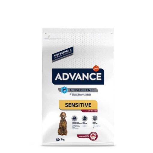 CONCENTRADO PARA PERRO ADVANCE ADULTO SENSITIVE WITH LAMB AND RICE