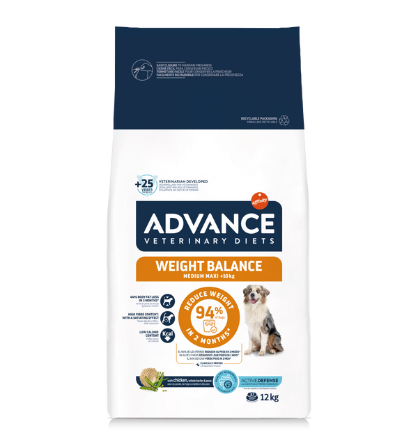 CONCENTRADO PARA PERRO ADVANCE MEDICADO WEIGHT BALANCE MEDIUM / MAXI