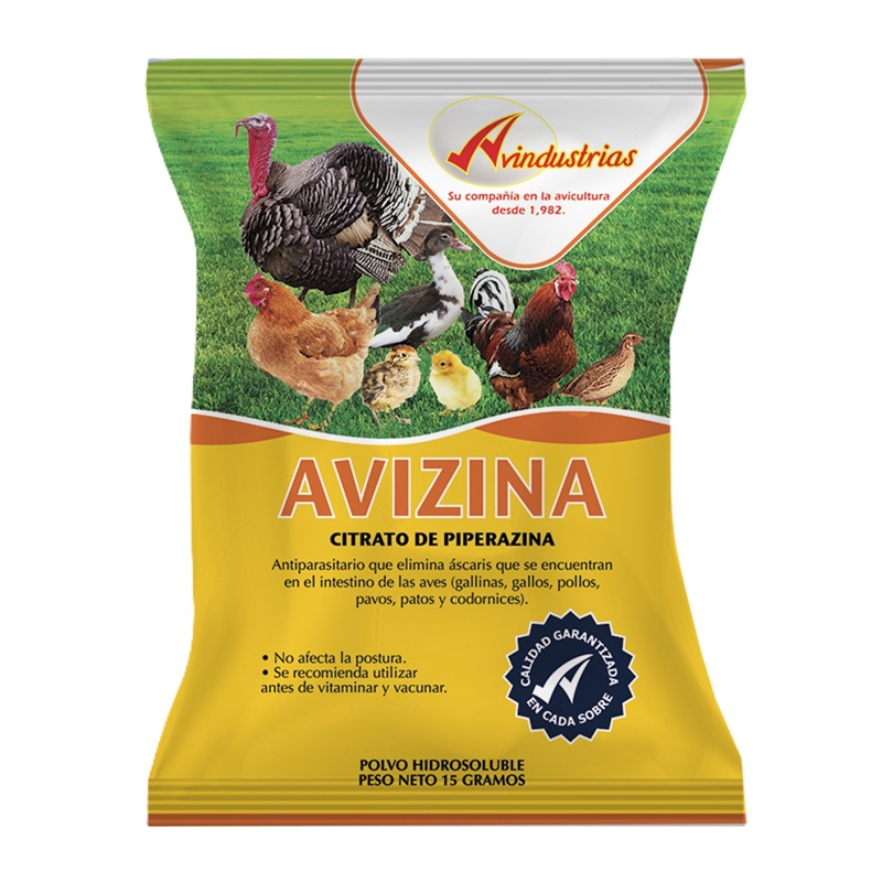 DESPARASITANTE PARA AVES AVIZINA PIPERAZINA