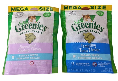 FELINE GREENIES DENTAL TREATS 130 GRS