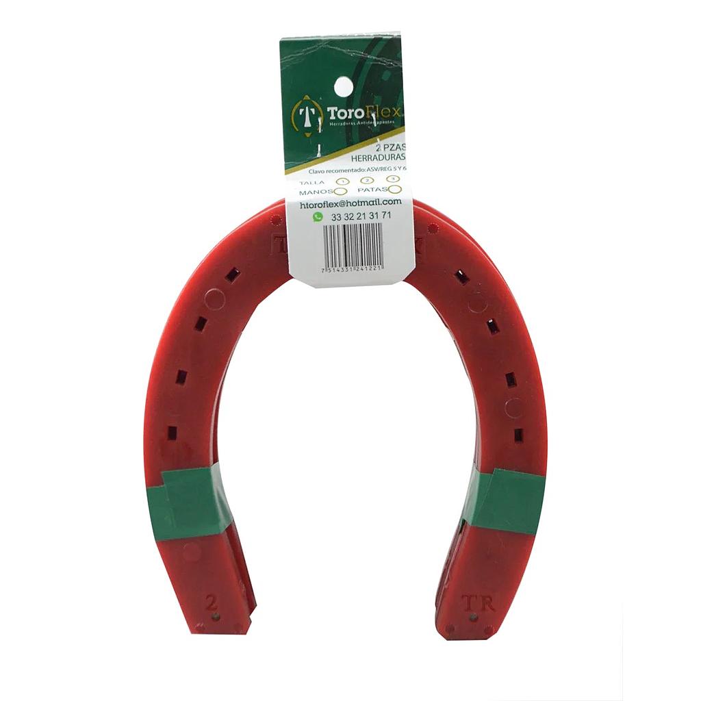 HERRADURA ANTIDERRAPANTE TOROFLEX JUEGO DE 4 PATAS Y MANOS