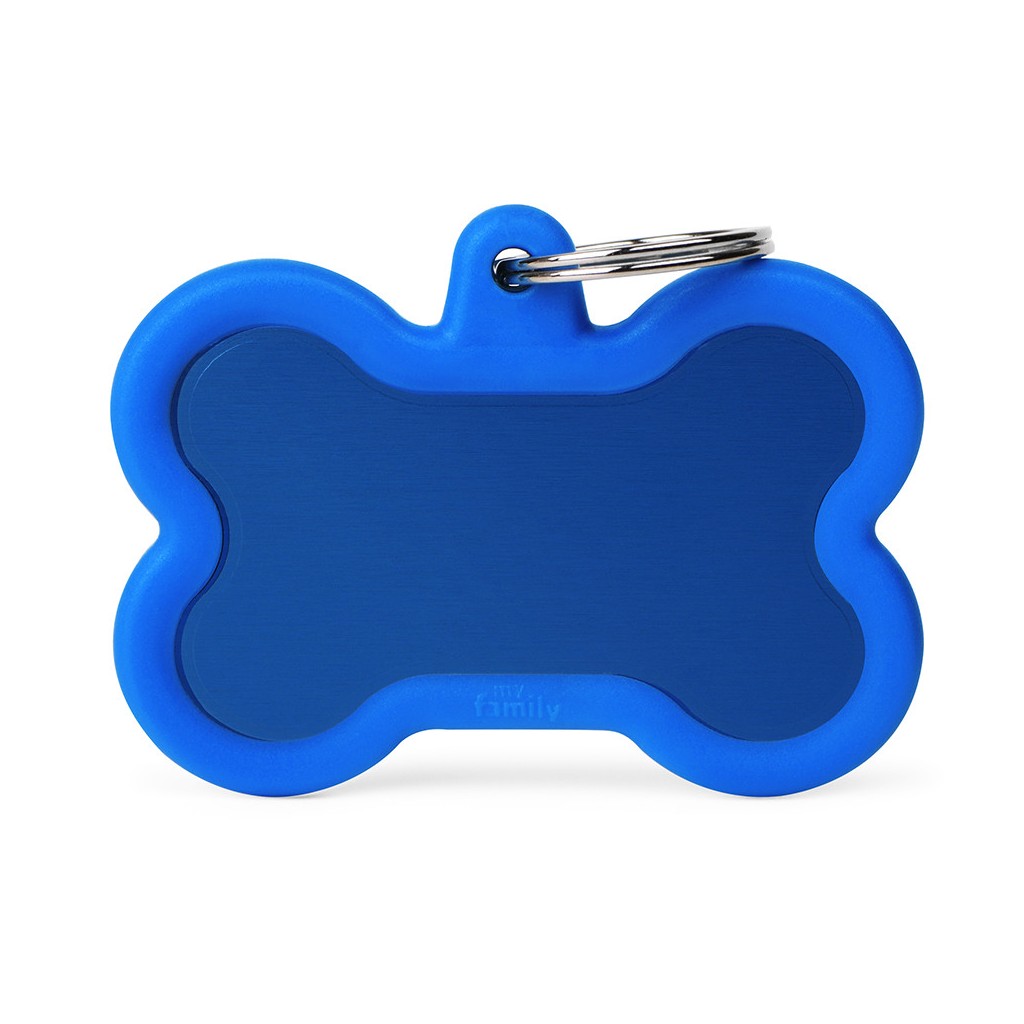 MY FAMILY TAG ALUMINUM WITH RUBBER BONE XL  