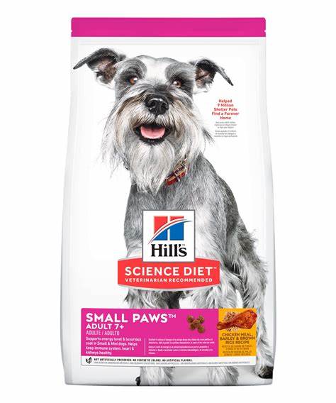 SCIENCE DIET ADULT 7+ SMALL PAWS 4.5 LBS