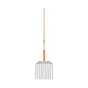 BIELDO TRUPER PARA ESTIERCOL 10 DIENTES MANGO 48"
