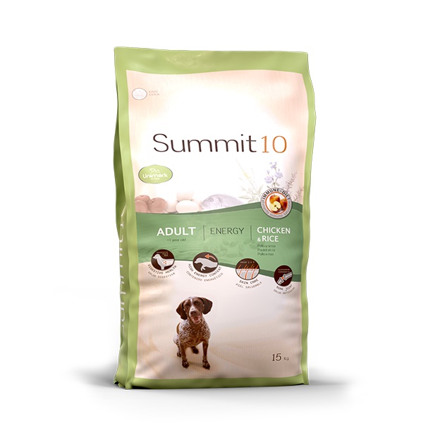 CONCENTRADO PARA PERRO SUMMIT 10 ENERGY CHICKEN LIFE STAGES 15 KG