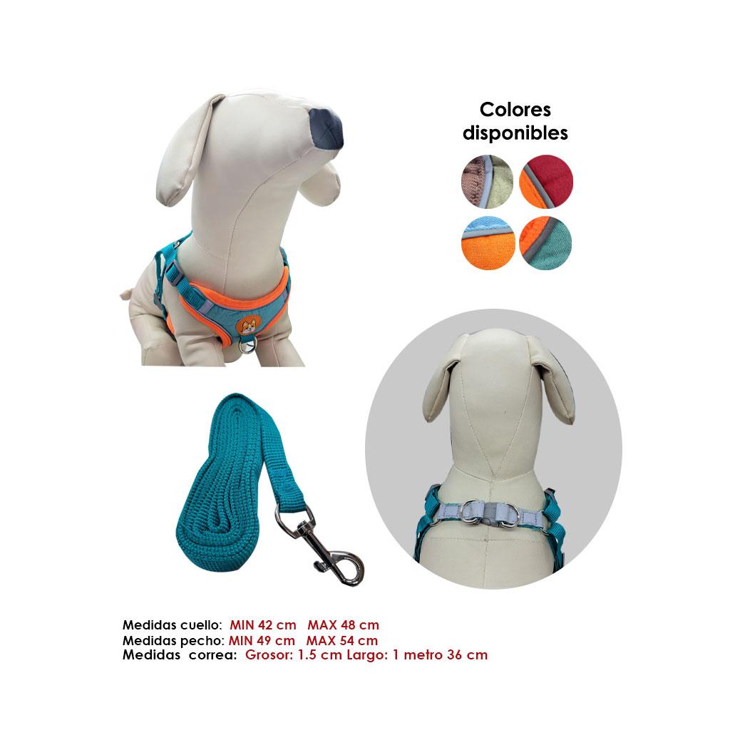 ARNES PARA PERRO CON CORREA MEDIANO