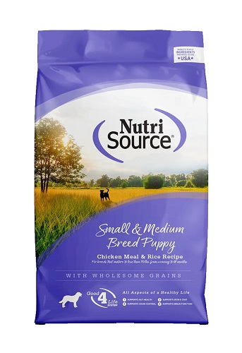CONCENTRADO PARA PERRO NUTRISOURCE PUPPY SMALL AND MEDIUM BREED CHICKEN AND RICE