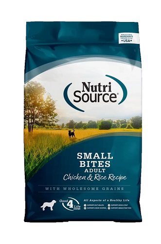 CONCENTRADO PARA PERRO NUTRISOURCE CHICKEN AND RICE SMALL BITES