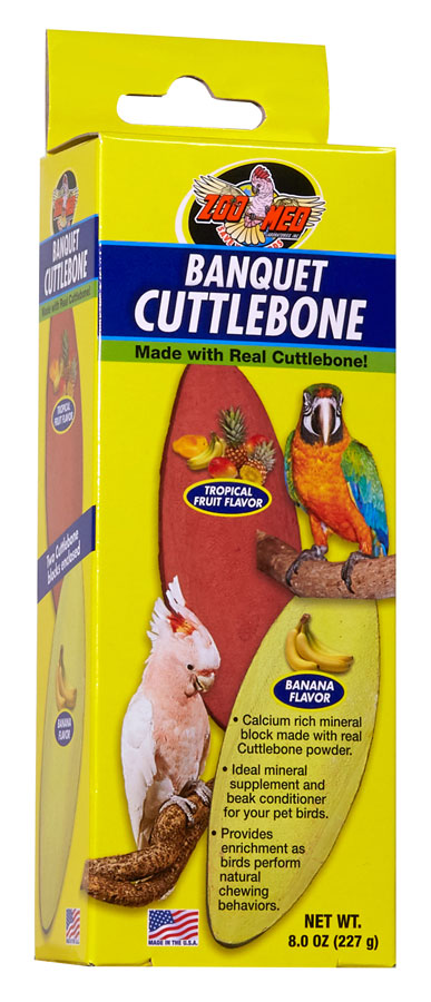 HUESO DE JIBIA PEQUEÑO PARA AVES 2 UNIDADES 