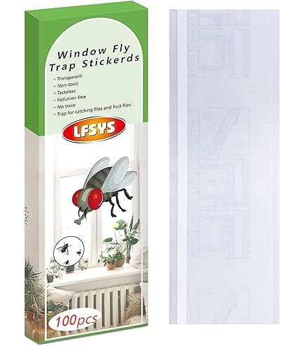 TRAMPA PARA MOSCAS PARA VENTANA x 4 UNIDADES