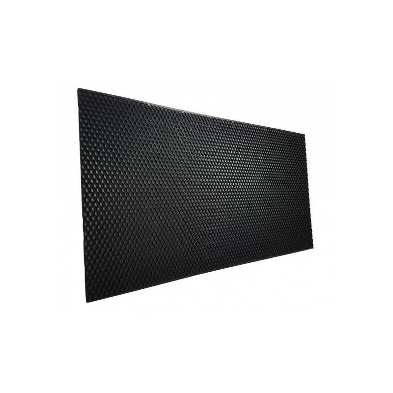 LAMINA DE PLASTICO ESTAMPADA PARA PANAL DE ABEJA COLOR NEGRO