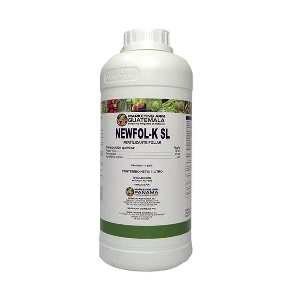 BIOESTIMULANTE FOLIAR NEWFOL K SL x 1 LITRO