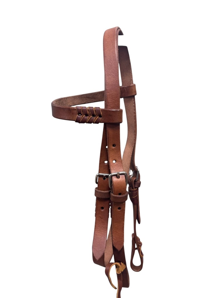CABEZADA PARA CABALLO DE CUERO DOBLE