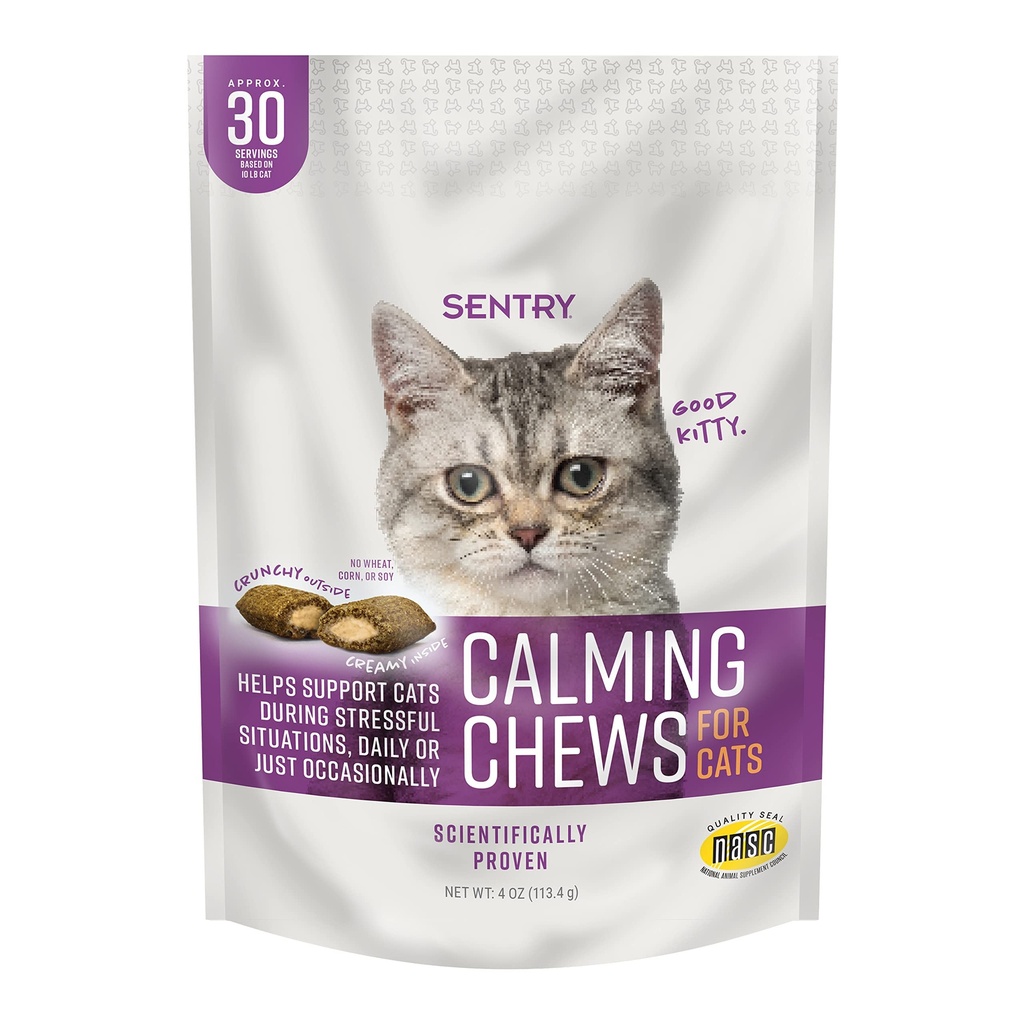 SENTRY CALMING CHEWS PARA GATO 4OZ
