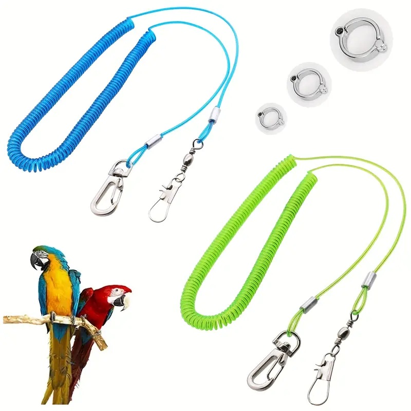 CORREAS PARA AVES CON 3 MEDIDAS DE ANILLOS