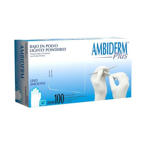 GUANTES DE LATEX CAJA DE 100 UNIDADES