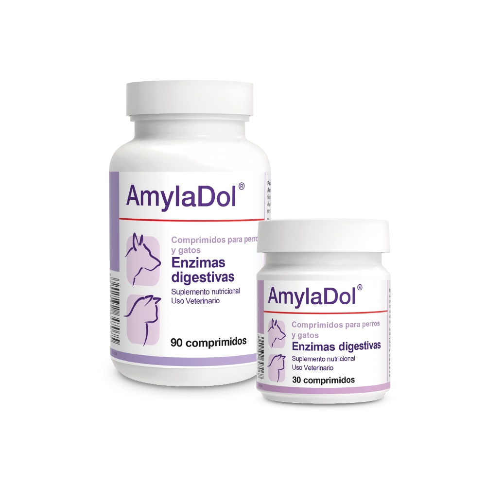 AMYLADOL ENZIMAS DIGESTIGAS RAZAS MINI x 90 TABLETAS