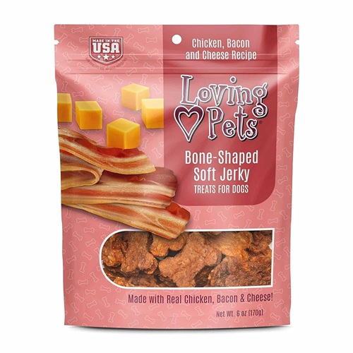 PREMIO NUTRISOURCE LOVING PETS BONE-SHAPED CHICKEN BACON AND CHEESE