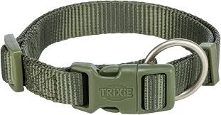 COLLAR PARA PERRO PREMIUM TRIXIE OLIVE GREEN M-L