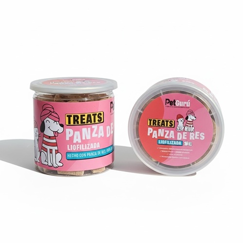 TREATS LIOFILIZADA DE PANZA DE RES PET GURU 60GR
