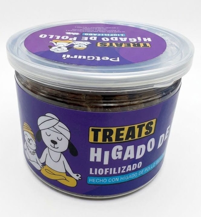TREATS LIOFILIZADA HIGADO DE POLLO PET GURU 60GR
