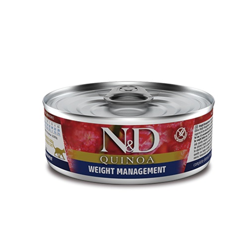 ALIMENTO HUMEDO PARA GATO EN LATA N&D WEIGHT MANAGEMENT 80GR
