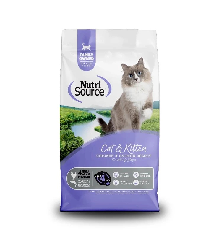 CONCENTRADO PARA GATO NUTRISOURCE CAT AND KITTEN CHICKEN AND SALMON 