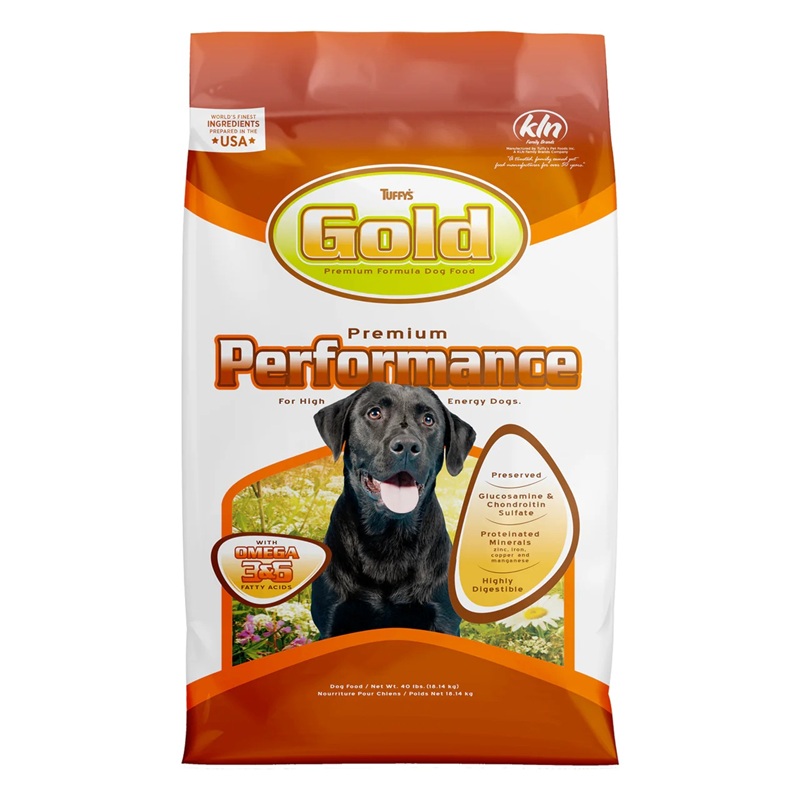 CONCENTRADO PARA PERRO TUFFYS GOLD PERMIUM PERFORMANCE 40 LBS