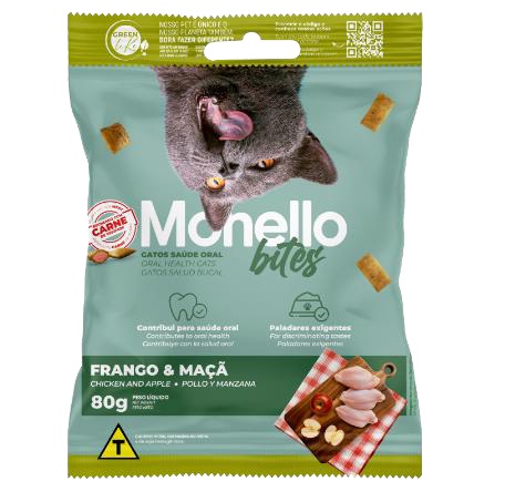 MONELLO BITES PARA GATOS SALUD BUCAL x 80 GRS