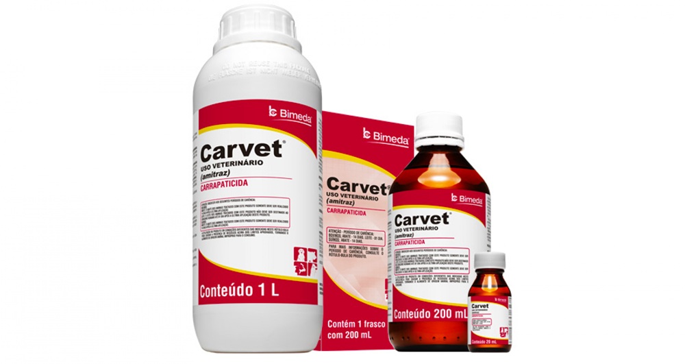 DESPARASITANTE EXTERNO CARVET AMITRAZ x 1 LITRO