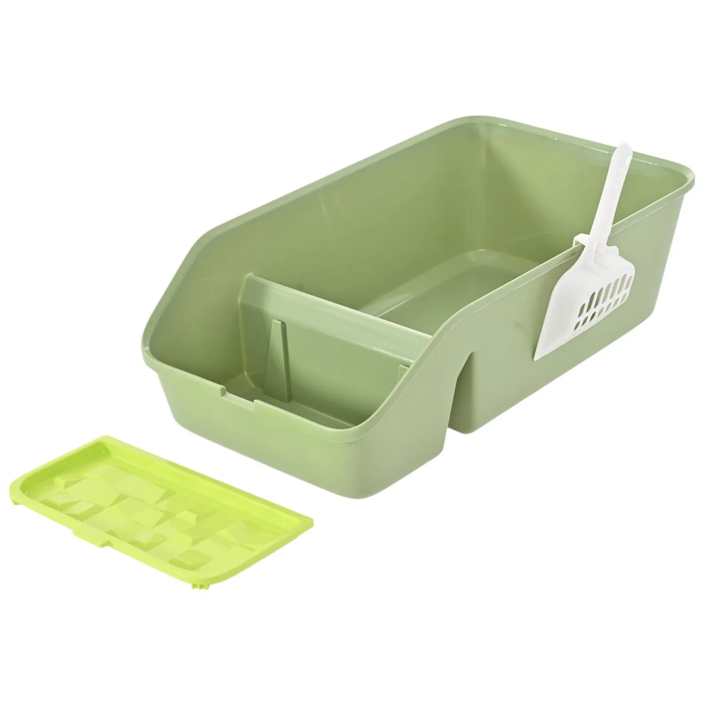 ARENERO PARA GATO VERDE/GRIS