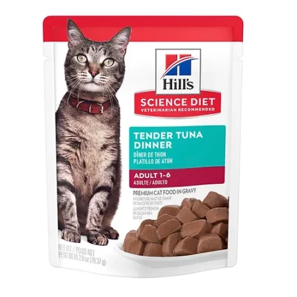 ALIMENTO HUMEDO PARA GATO SCIENCE DIET ADULTO TUNA POUCHE